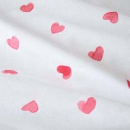 Red Hearts 100% Cotton Duvet Cover and Pillowcase Set - thumbnail 3