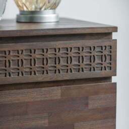 Baytown Retreat 4 Drawer Chest, Dark Wood - thumbnail 4