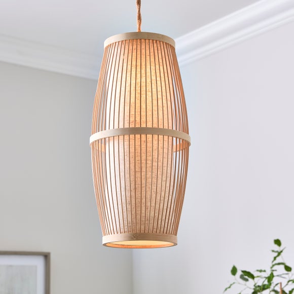 Kiva Bamboo Easy Fit Pendant Shade - image 1