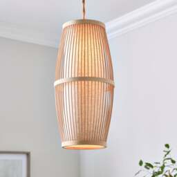 Kiva Bamboo Easy Fit Pendant Shade - thumbnail 1