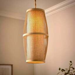 Kiva Bamboo Easy Fit Pendant Shade - thumbnail 2