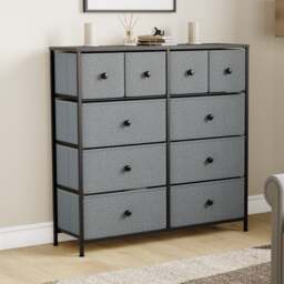 Maye 10 Drawer Fabric Chest