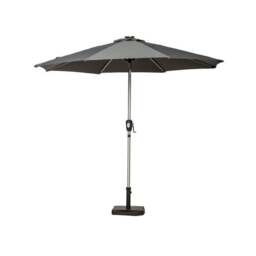 2.7m Aluminium Crank and Tilt Parasol with LED Strip Lights - thumbnail 4