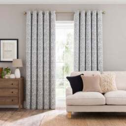 Alora Chenille Thermal Eyelet Curtains - thumbnail 2