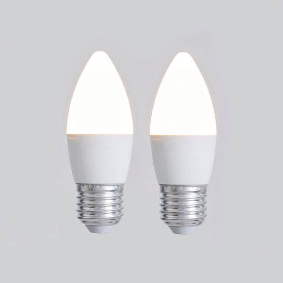 Set of 2 Status 5.5W Pearl ES Candle Bulbs