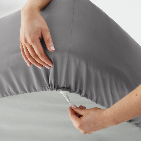 Pure Cotton Toggled Fitted Sheet - image 1