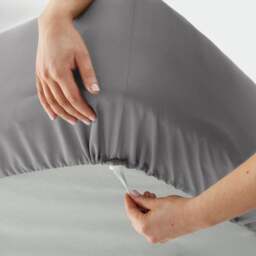 Pure Cotton Toggled Fitted Sheet