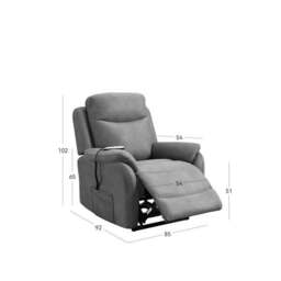 Evan Electric Rise and Recline Armchair - thumbnail 3