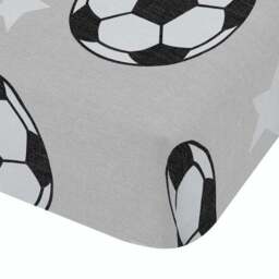 Catherine Lansfield Football Stars 100% Brushed Cotton Fitted Sheet - thumbnail 4