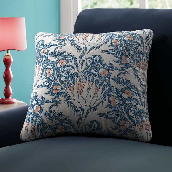 William Morris At Home Artichoke Velvet Made to Order Cushion Cover - image 1