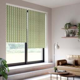 Wiggle Stripe Blackout Made to Measure Roller Blind - thumbnail 3