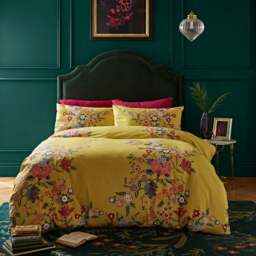 Tiverton Floral Trail 100% Cotton Sateen Duvet Cover & Pillowcase Set - thumbnail 1