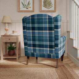 Charnwood Check Occasional Armchair - thumbnail 2