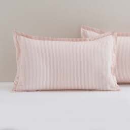 Durham Stripe 100% Cotton Oxford Pillowcase - thumbnail 1