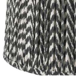 Vienna Chevron Mushroom Pleat Lamp Shade - thumbnail 4
