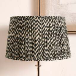 Vienna Chevron Mushroom Pleat Lamp Shade - thumbnail 1