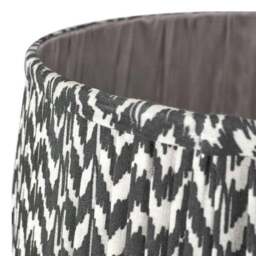 Vienna Chevron Mushroom Pleat Lamp Shade - thumbnail 5
