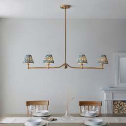Vogue Javier 4 Light Adjustable Diner Ceiling Light - thumbnail 1