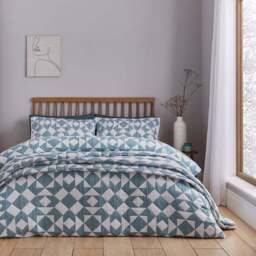Finn Geo Quilted Bedspread - thumbnail 2