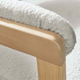 Lovato Dining Chair, Boucle - thumbnail 3