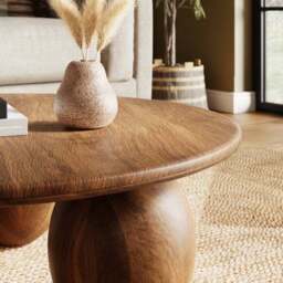 Buffie Coffee Table Mango Wood - thumbnail 2