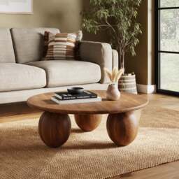 Buffie Coffee Table Mango Wood - thumbnail 1