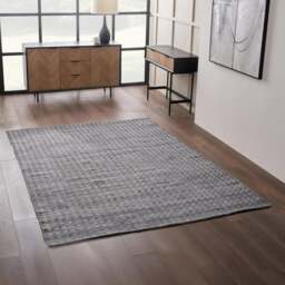 Pacific Lifestyle Double Stitch Design Rectangle Indoor Outdoor Rug