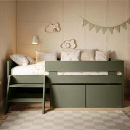 Logan Low Sleeper Bed Frame With Toybox - thumbnail 2