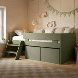 Logan Low Sleeper Bed Frame With Toybox - thumbnail 1
