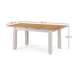 Richmond 4-6 Seater Rectangular Extendable Dining Table - thumbnail 6