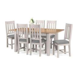 Richmond 4-6 Seater Rectangular Extendable Dining Table - thumbnail 6