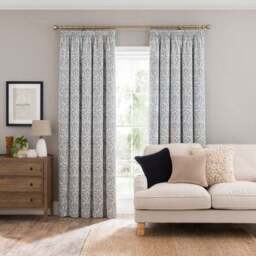 Alora Chenille Thermal Pencil Pleat Curtains - thumbnail 2