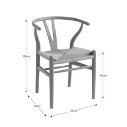 Lara Wishbone Dining Chair, Beech Wood - thumbnail 5