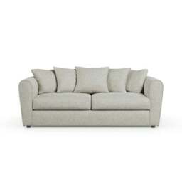 Blake Curved Arm Chunky Chenille 3 Seater Sofa - thumbnail 6