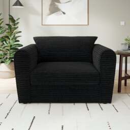 Blake Horizontal Jumbo Cord Snuggle Chair - thumbnail 1