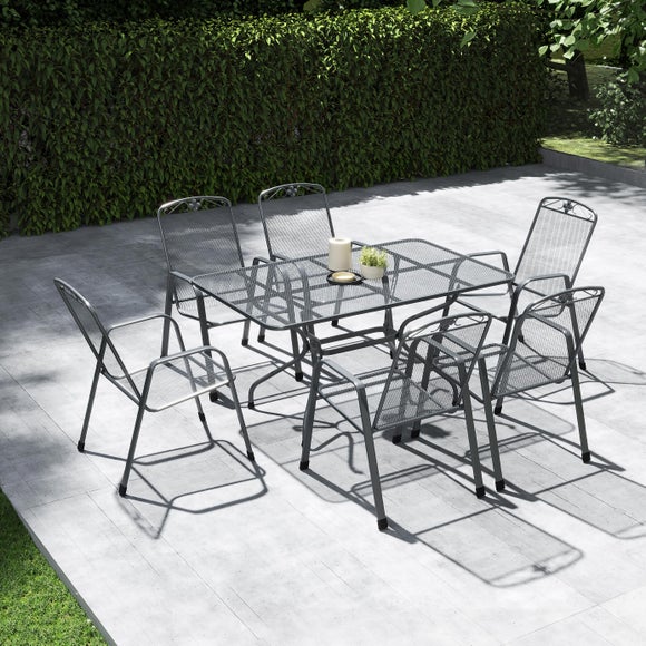 Pacific Lifestyle Savoy Rectangular 6 Seater Dining Set - image 1