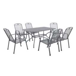 Pacific Lifestyle Savoy Rectangular 6 Seater Dining Set - thumbnail 5