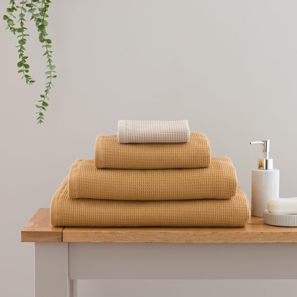 Organic Cotton Reversible Waffle Towel - image 1