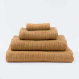 Organic Cotton Reversible Waffle Towel - thumbnail 3