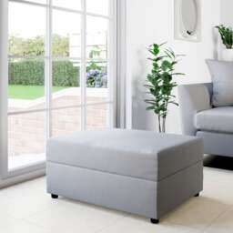 Rectangle Opulent Velvet Storage Footstool - thumbnail 1