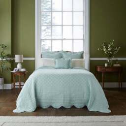 Dorma Soft Scalloped Bedspread - thumbnail 3