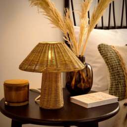Ruri Rattan Table Lamp - thumbnail 2