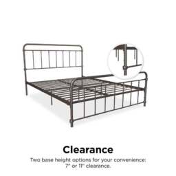 Dorel Home Wallace Metal Bed - thumbnail 6