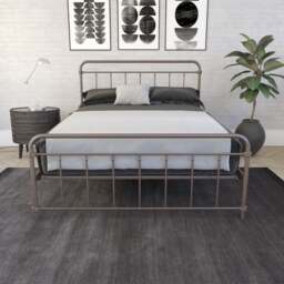 Dorel Home Wallace Metal Bed - thumbnail 1