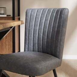 Taylor Dining Chair, Faux Leather - thumbnail 2