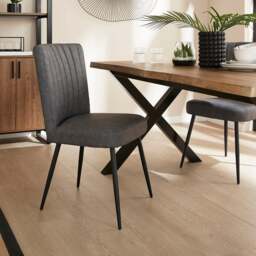 Taylor Dining Chair, Faux Leather - thumbnail 1