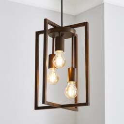 London Industrial 3 Light Pendant Light - thumbnail 1