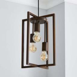 London Industrial 3 Light Pendant Light - thumbnail 2