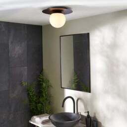 Elements Tela Bathroom Flush Ceiling Light - thumbnail 5