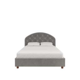 Aspen Upholstered Bed Frame, Velvet - thumbnail 4